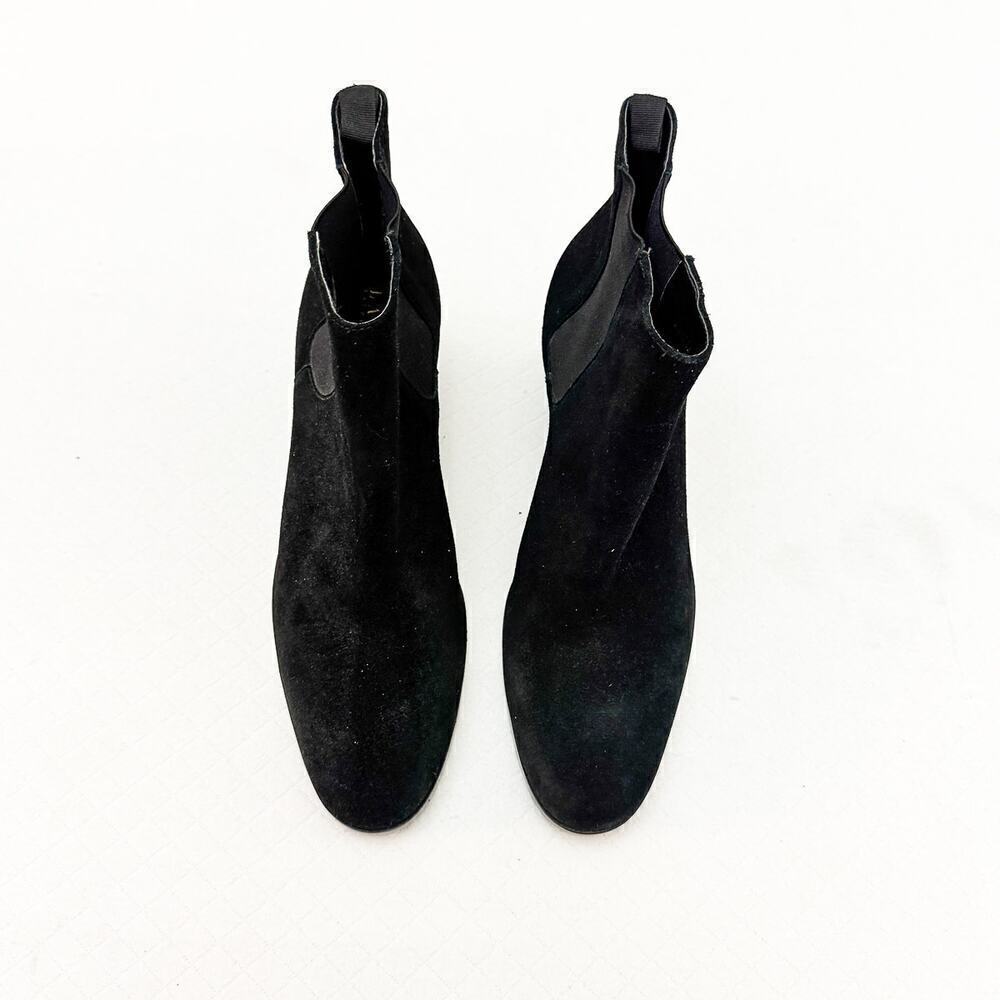 Lauren Ralph Lauren Suede Platform Black Booties Size 11